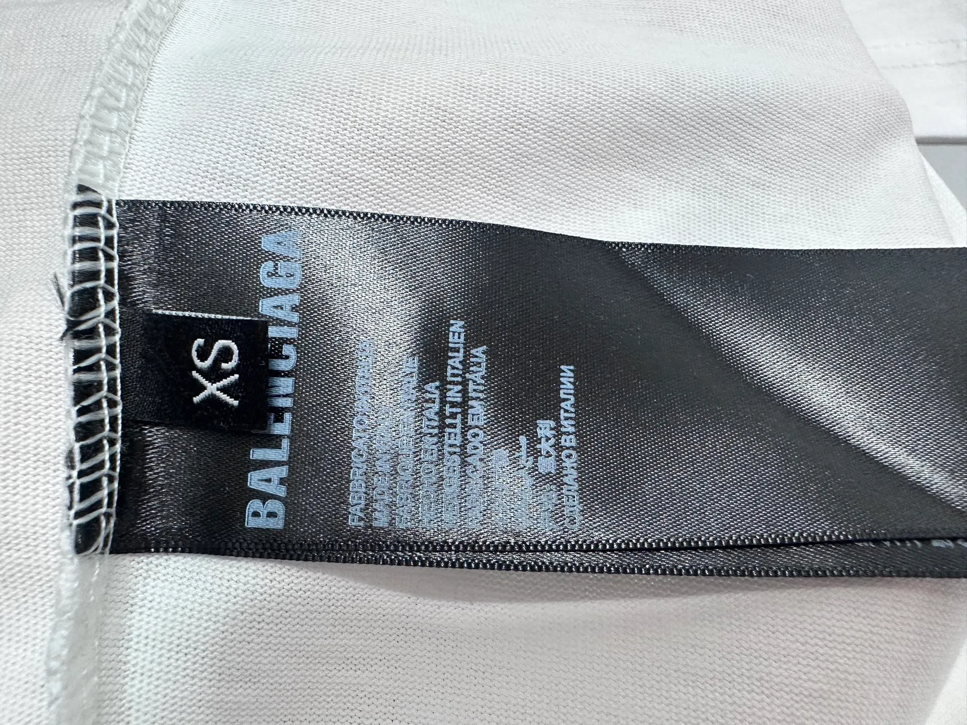 【Balenciaga】 T Versatile T Same Style 280 ：Black White Sizes：XS-L